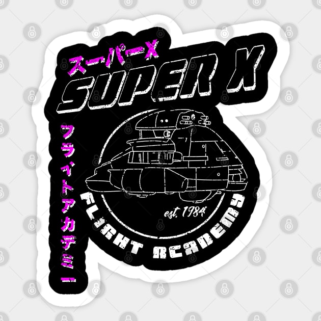 Super Flying Kaiju Killer Sticker by Awesome AG Designs